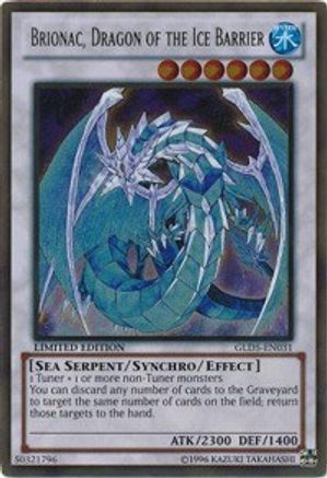 Image of Brionac, Dragon of the Ice Barrier (GLD5-EN031) - Gold Series: Haunted Mine Limited