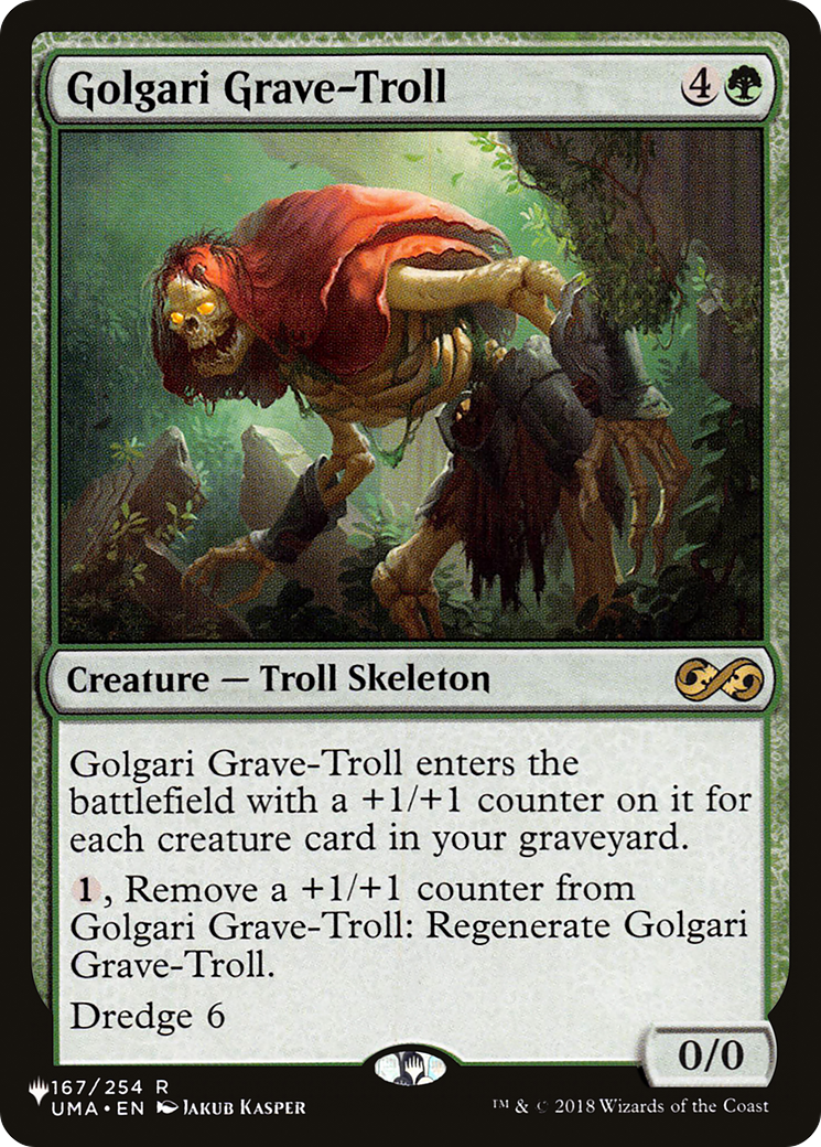 Image of Golgari Grave-Troll (LIST-UMA-167) - The List