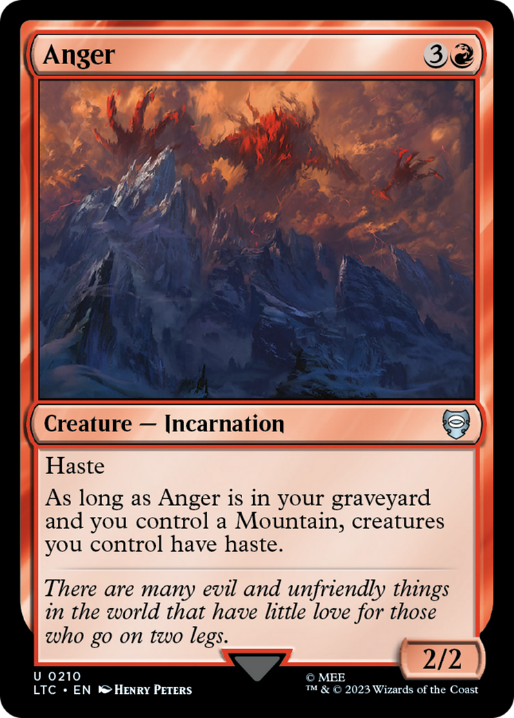Image of Anger (LTC-210) - Tales of Middle-earth Commander