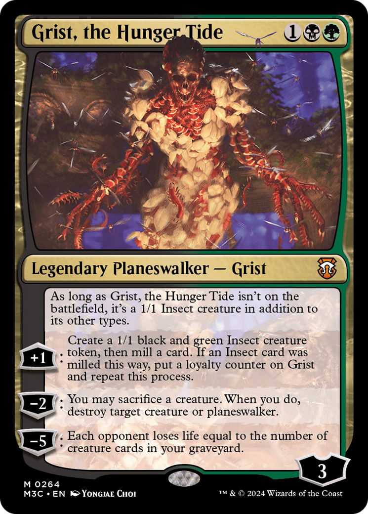 Image of Grist, the Hunger Tide (M3C-264) - Modern Horizons 3 Commander