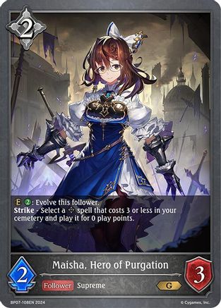 Image of Maisha, Hero of Purgation (BP07-108EN) - BP07 Verdant Steel