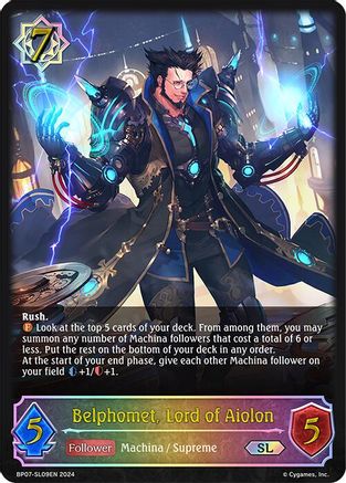 Image of Belphomet, Lord of Aiolon (SL) (BP07-SL09EN) - BP07 Verdant Steel