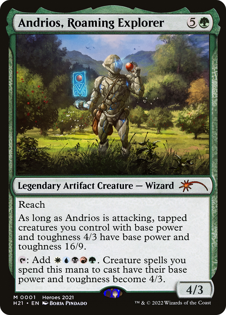 Image of Andrios, Roaming Explorer (PH21-001) - 2021 Heroes of the Realm