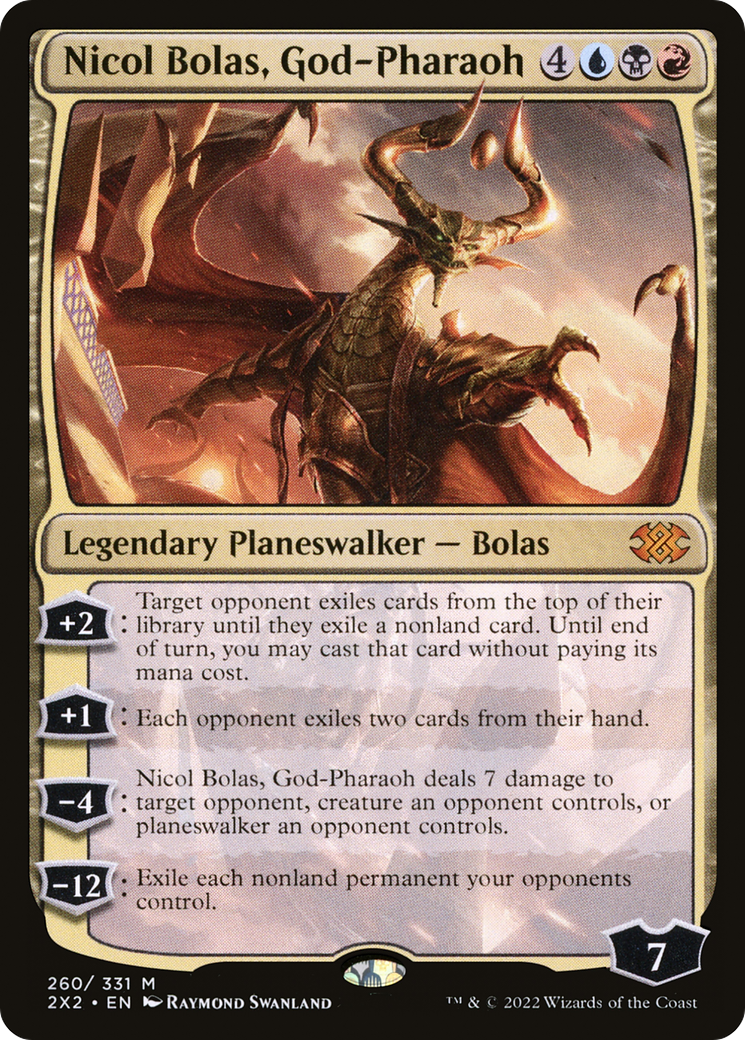 Image of Nicol Bolas, God-Pharaoh (2X2-260) - Double Masters 2022