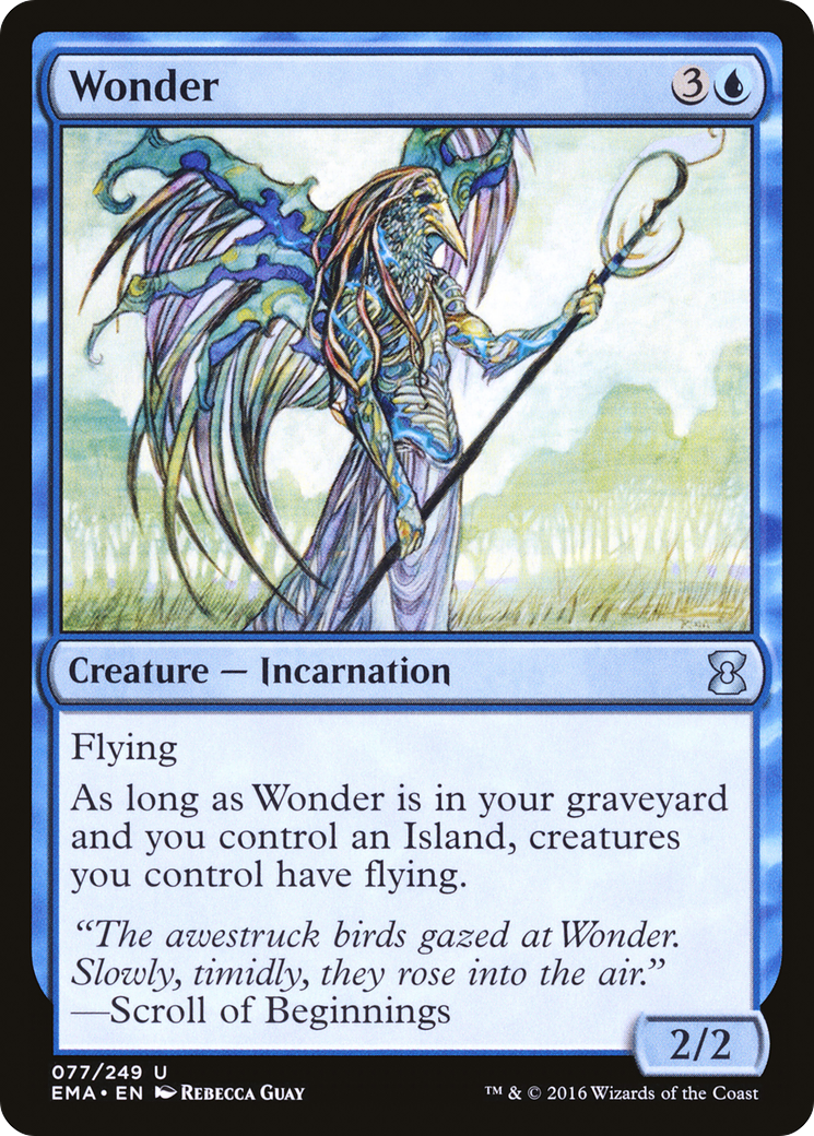 Image of Wonder (EMA-077) - Eternal Masters Foil