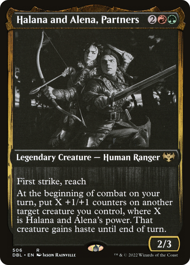 Image of Halana and Alena, Partners (DBL-506) - Innistrad: Double Feature Foil