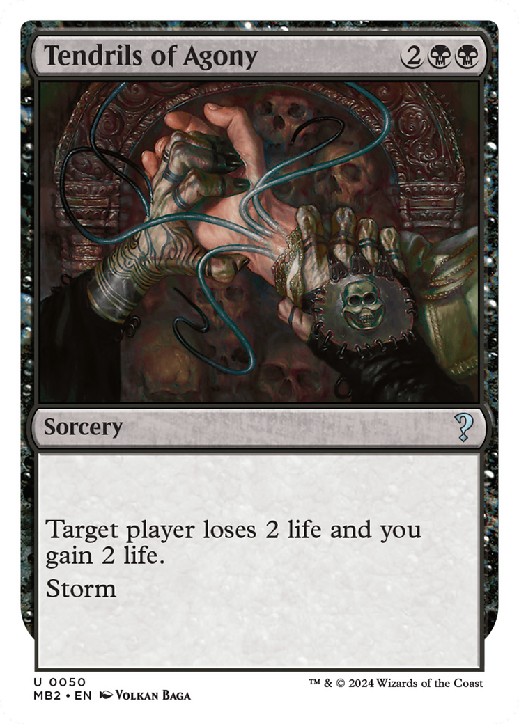 Image of Tendrils of Agony (White Border) (MB2-050) - Mystery Booster 2