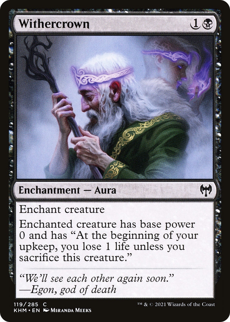 Image of Withercrown (KHM-119) - Kaldheim Foil