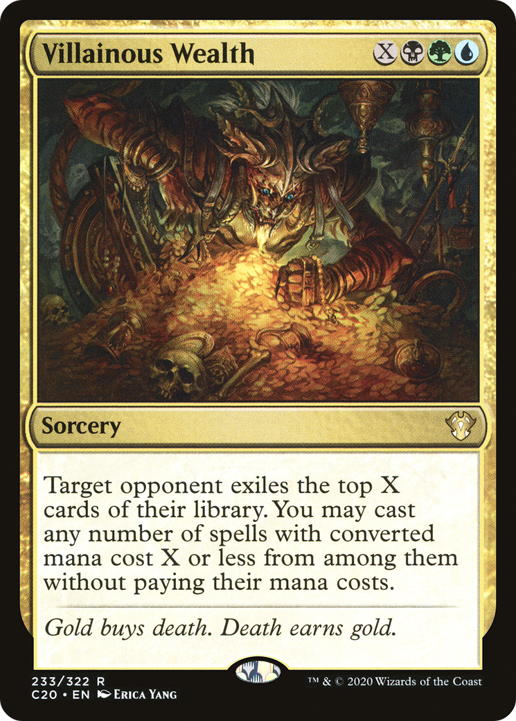 Image of Villainous Wealth (C20-233) - Commander 2020