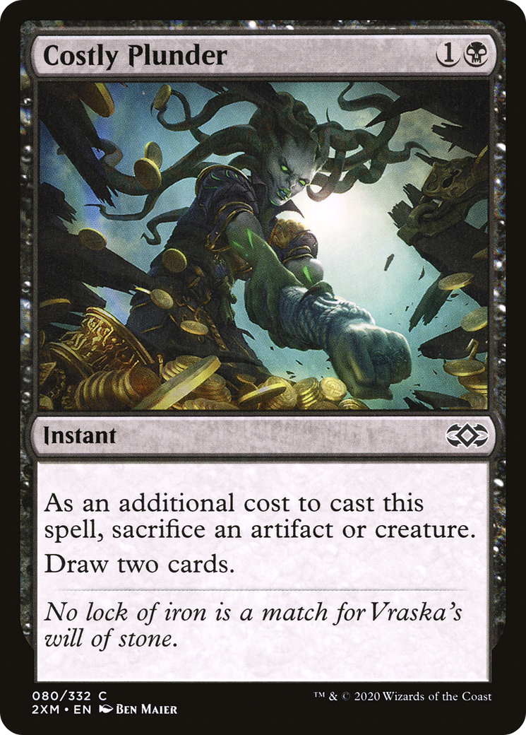 Image of Costly Plunder (2XM-080) - Double Masters Foil