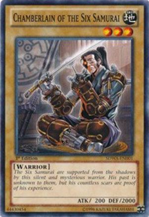 Image of Chamberlain of the Six Samurai (SDWA-EN001) - Structure Deck: Samurai Warlords 1st Edition