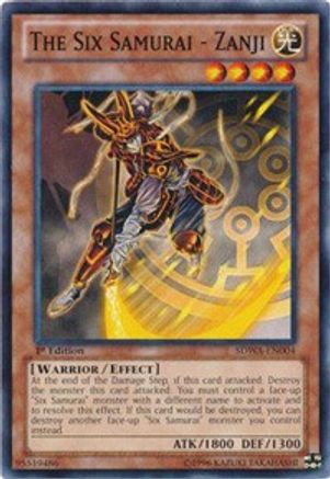 Image of The Six Samurai - Zanji (SDWA-EN004) - Structure Deck: Samurai Warlords 1st Edition