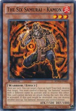 Image of The Six Samurai - Kamon (SDWA-EN007) - Structure Deck: Samurai Warlords 1st Edition