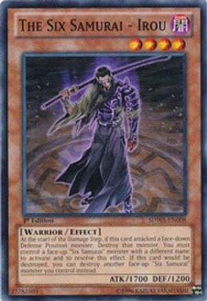 Image of The Six Samurai - Irou (SDWA-EN008) - Structure Deck: Samurai Warlords 1st Edition