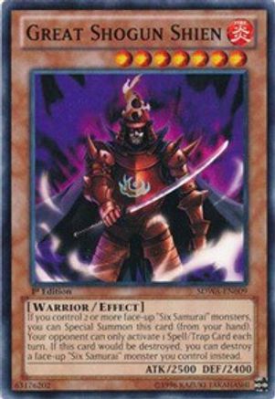Image of Great Shogun Shien (SDWA-EN009) - Structure Deck: Samurai Warlords 1st Edition