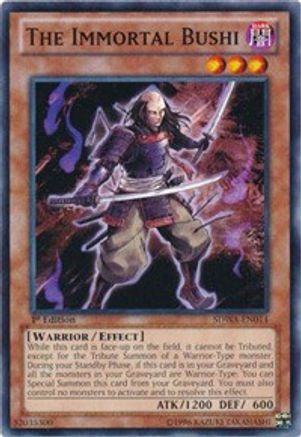 Image of The Immortal Bushi (SDWA-EN014) - Structure Deck: Samurai Warlords 1st Edition