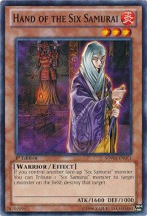 Image of Hand of the Six Samurai (SDWA-EN015) - Structure Deck: Samurai Warlords 1st Edition