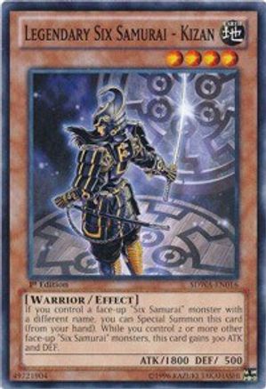 Image of Legendary Six Samurai - Kizan (SDWA-EN016) - Structure Deck: Samurai Warlords 1st Edition
