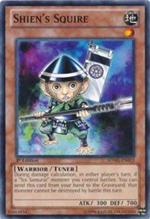 Image of Shien's Squire (SDWA-EN019) - Structure Deck: Samurai Warlords 1st Edition