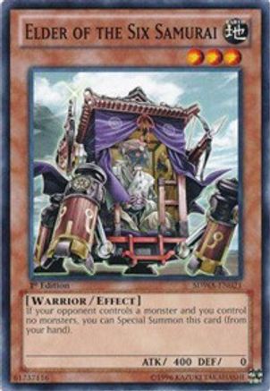 Image of Elder of the Six Samurai (SDWA-EN021) - Structure Deck: Samurai Warlords 1st Edition