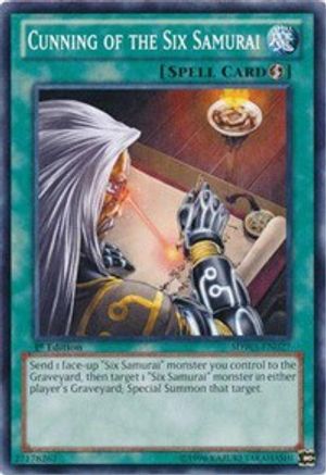 Image of Cunning of the Six Samurai (SDWA-EN027) - Structure Deck: Samurai Warlords 1st Edition