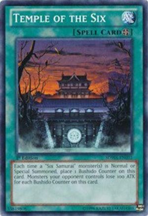 Image of Temple of the Six (SDWA-EN031) - Structure Deck: Samurai Warlords 1st Edition