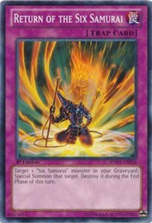 Image of Return of the Six Samurai (SDWA-EN034) - Structure Deck: Samurai Warlords 1st Edition