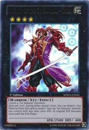 Image of Shadow of the Six Samurai - Shien (SDWA-EN041) - Structure Deck: Samurai Warlords 1st Edition