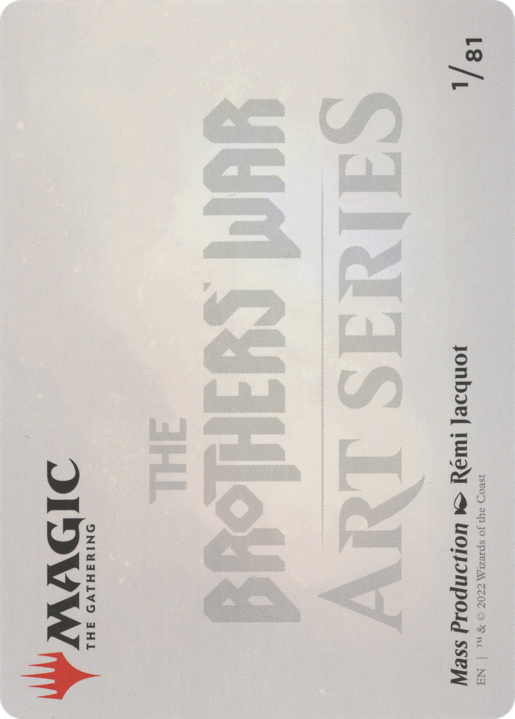 Image of Mass Production // Mass Production (ABRO-001) - The Brothers' War Art Series (Borderless) Foil