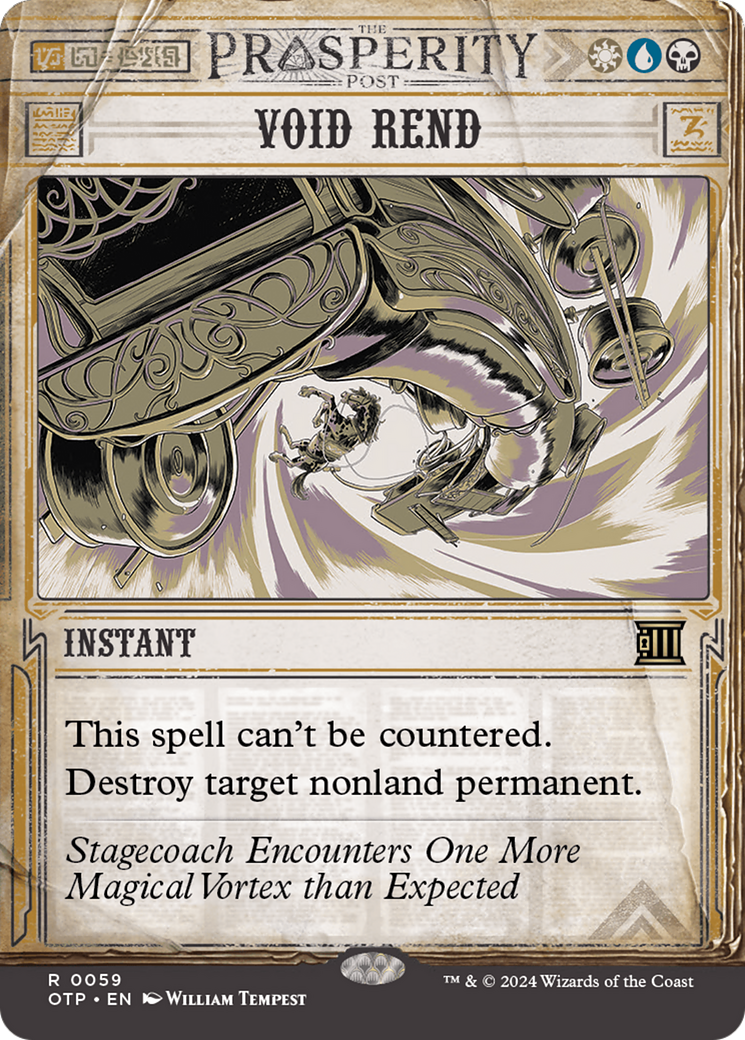Image of Void Rend (OTP-059) - Breaking News: (Showcase) (Borderless)