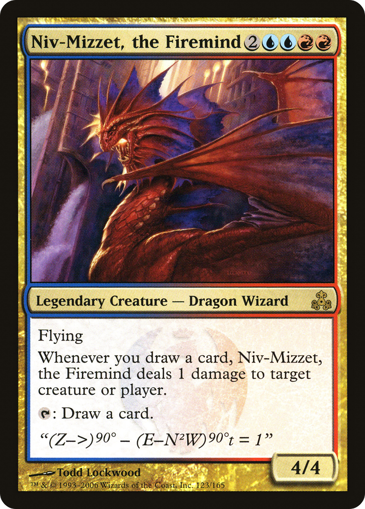 Image of Niv-Mizzet, the Firemind (GPT-123) - Guildpact