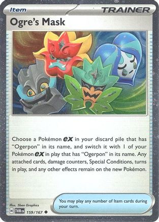 Image of Ogre's Mask 159/167  - Holofoil Miscellaneous Cards & Products - Promo