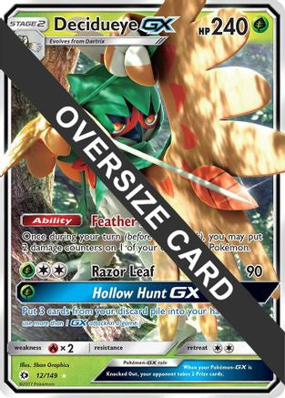 Image of Decidueye GX (Decidueye GX Challenge Box) 012/149  - Holofoil Jumbo Cards - Promo