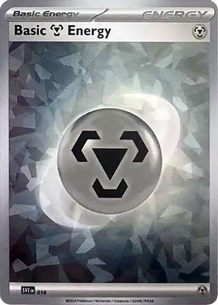Image of Basic Metal Energy (Cracked Ice Holo) 016  - Holofoil SVE Scarlet & Violet Energies - Common