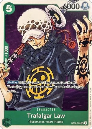 Image of Trafalgar Law (ST02-009) - Revision Pack Cards