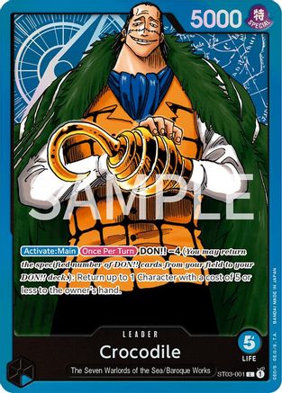 Image of Crocodile (001) (ST03-001) - Revision Pack Cards Foil