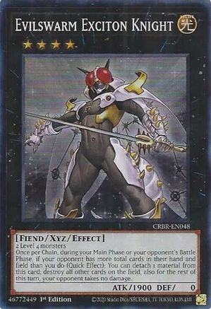 Image of Evilswarm Exciton Knight (SR) (CRBR-EN048) - Crossover Breakers 1st Edition