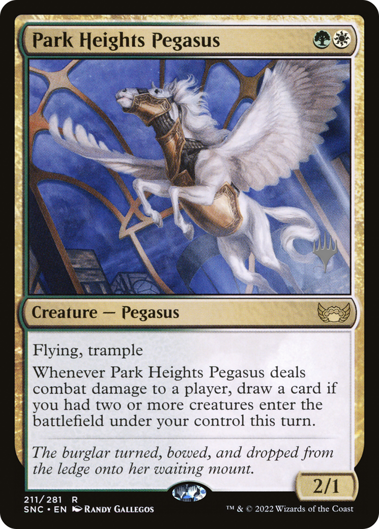 Image of Park Heights Pegasus (PPSNC-211) - Streets of New Capenna Promos Foil
