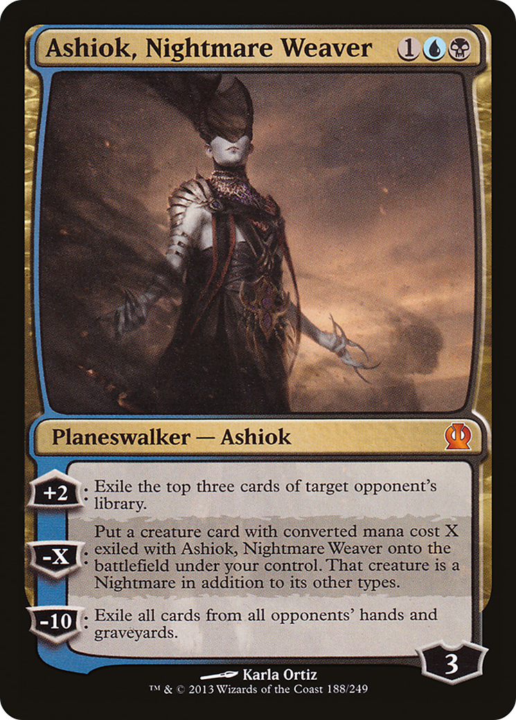 Image of Ashiok, Nightmare Weaver (THS-188) - Theros Foil