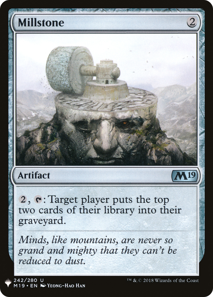 Image of Millstone (M19) (LIST-242) - The List