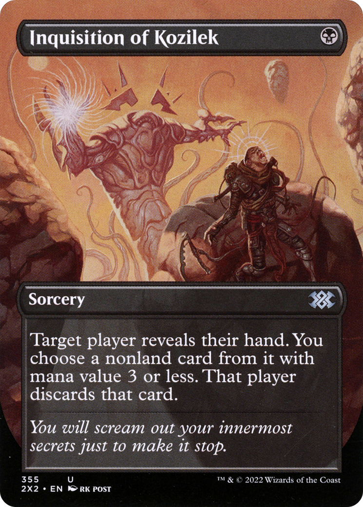 Image of Inquisition of Kozilek (Borderless) (2X2-355) - Double Masters 2022 (Borderless)