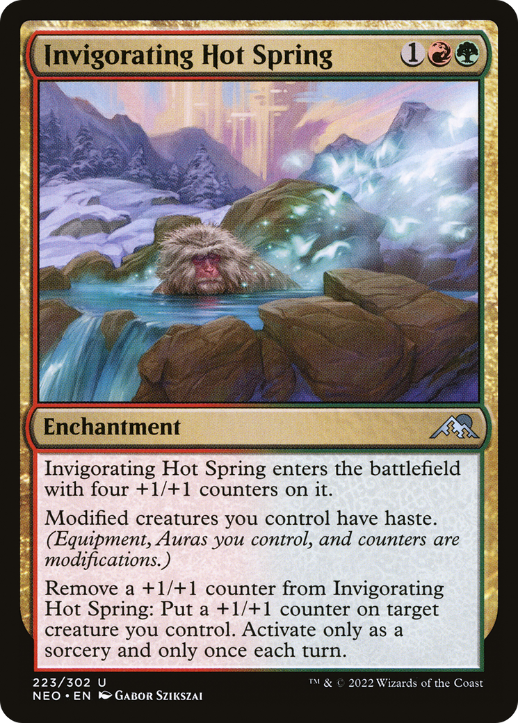 Image of Invigorating Hot Spring (NEO-223) - Kamigawa: Neon Dynasty Foil