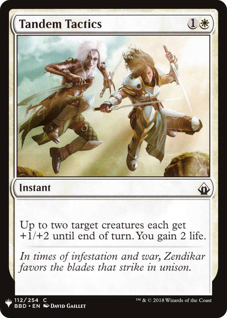 Image of Tandem Tactics (LIST-112) - The List