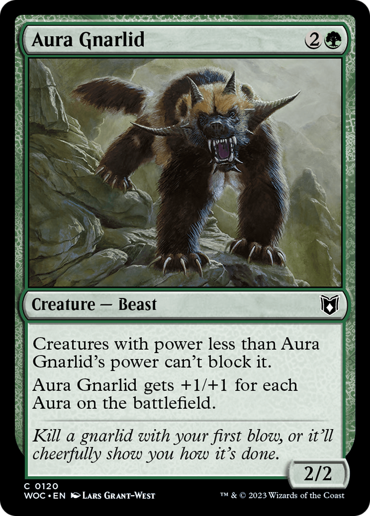 Image of Aura Gnarlid (WOC-120) - Wilds of Eldraine Commander