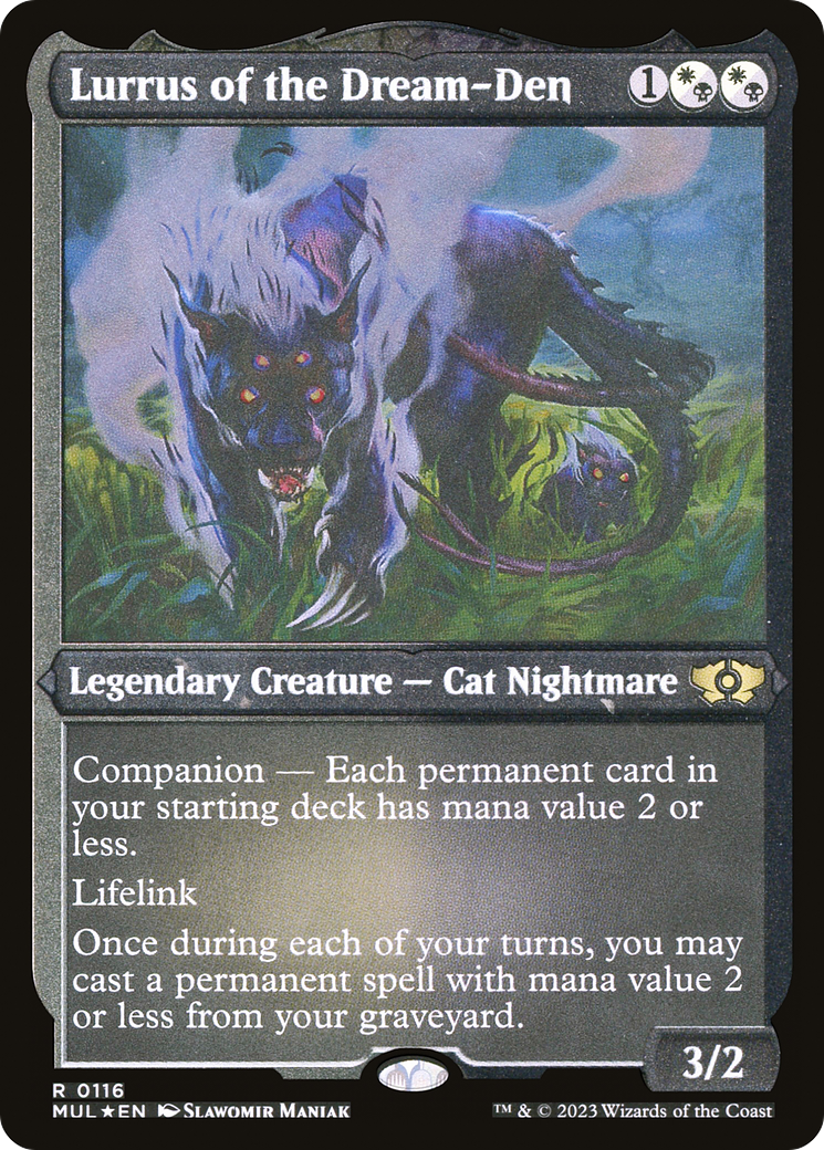Image of Lurrus of the Dream-Den (Foil Etched) (MUL-116) - Multiverse Legends: (companion) Foil