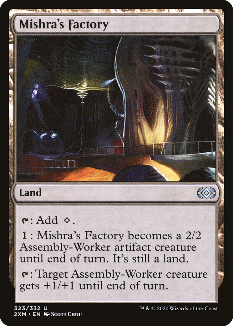 Image of Mishra's Factory (2XM-323) - Double Masters Foil