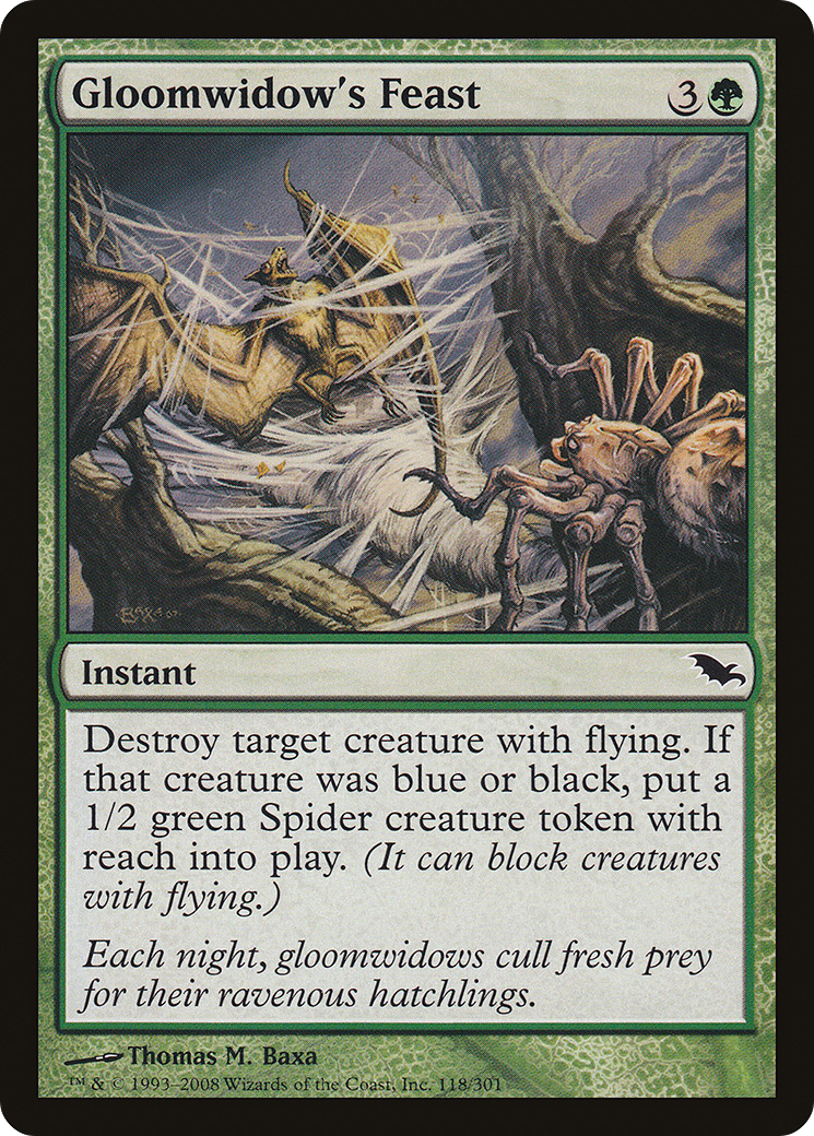 Image of Gloomwidow's Feast (SHM-118) - Shadowmoor