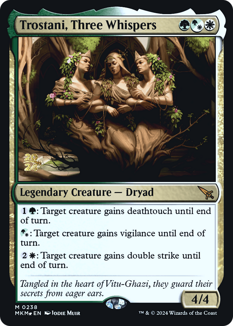 Image of Trostani, Three Whispers (PRE-238) - Murders at Karlov Manor Promos Foil