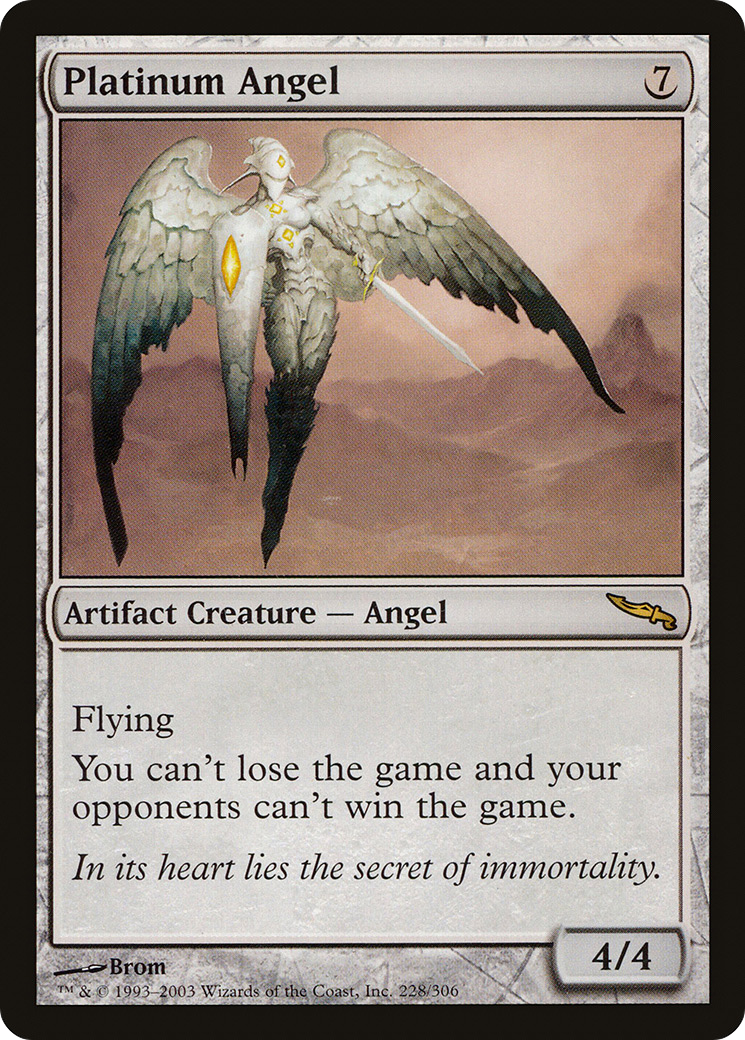 Image of Platinum Angel (MRD-228) - Mirrodin