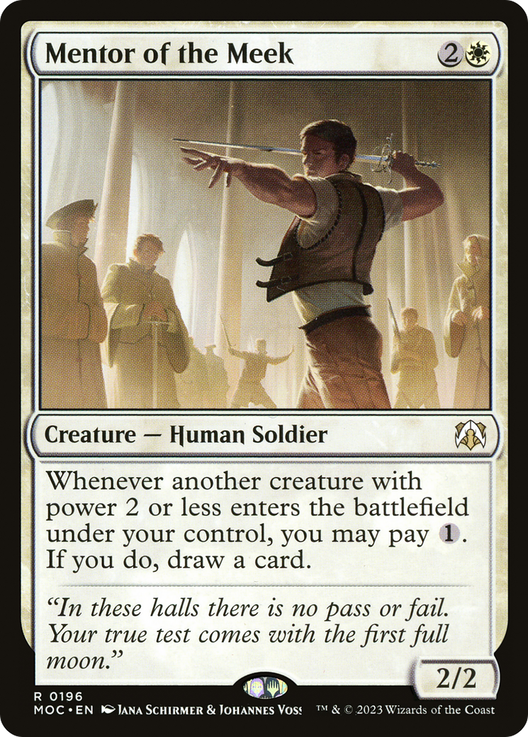 Image of Mentor of the Meek (MOC-196) - March of the Machine Commander